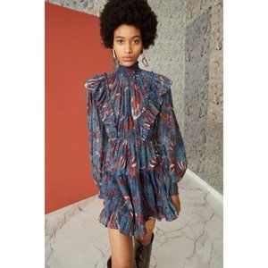 Ulla Johnson Vienne Birds Of Paradise Mini Dress Size 2